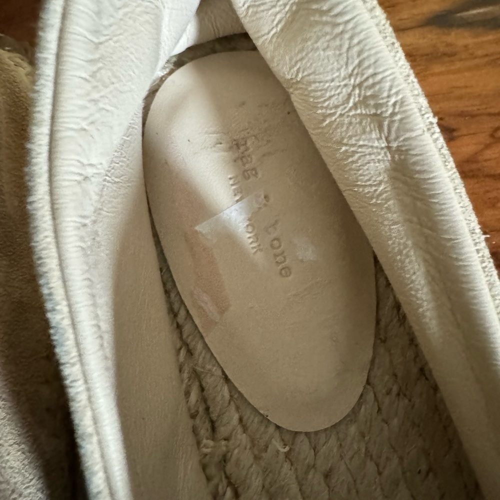 Rag & Bone New York Espadrille Runner - Suede Slip-On Flat 7 - Picture 12 of 14